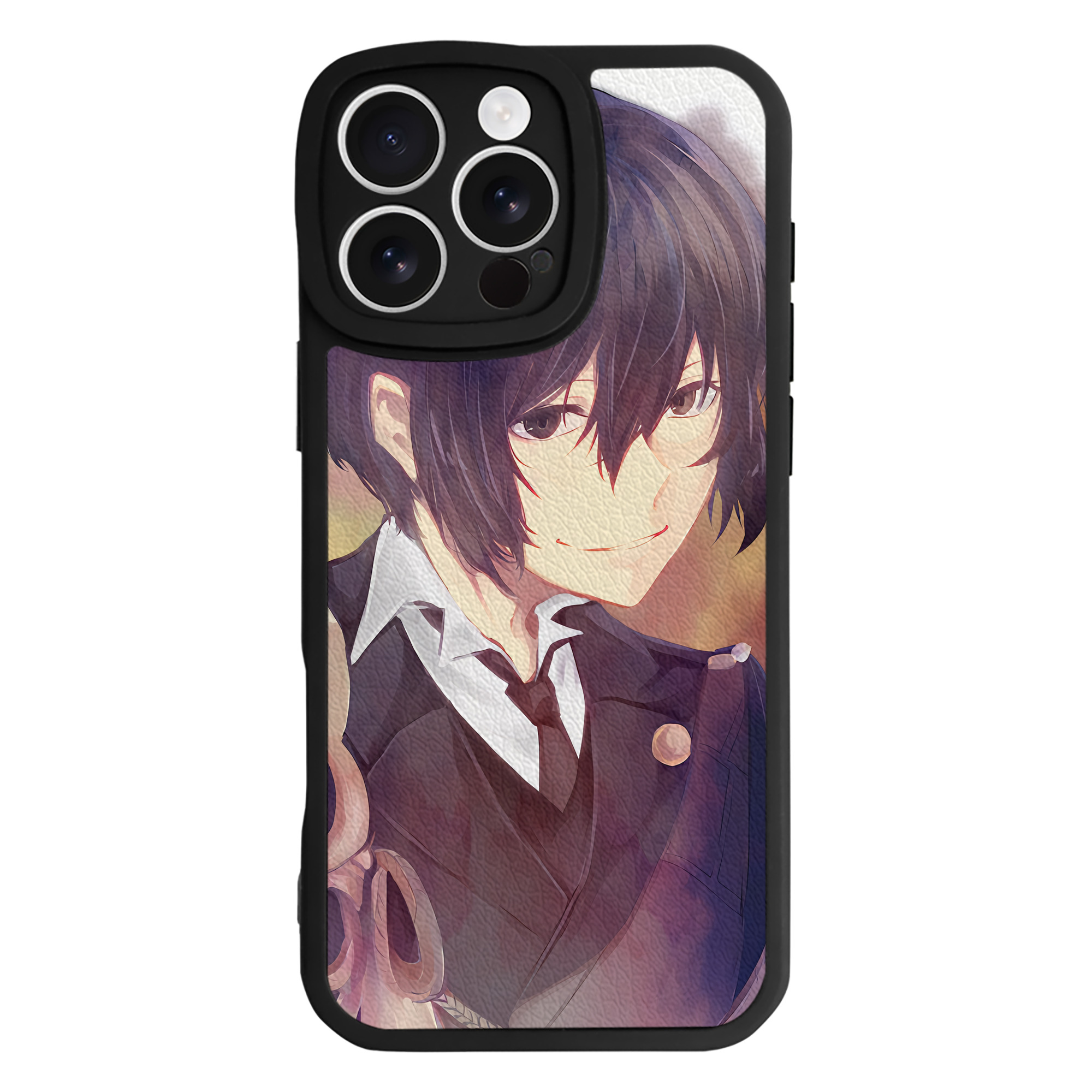 （画像用） 文豪ストレイドッグス Bungo Stray Dogs 【iPhone 16シリーズ対応】シリコンスマホケース（レザー調） 材質：シリコン